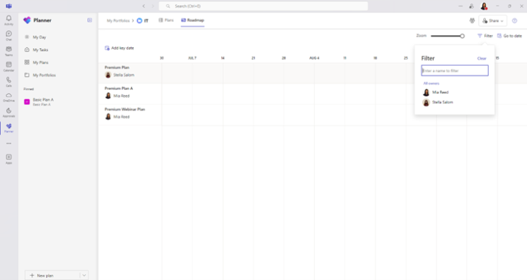 Portfolios in Microsoft Teams & Planner - Marque360
