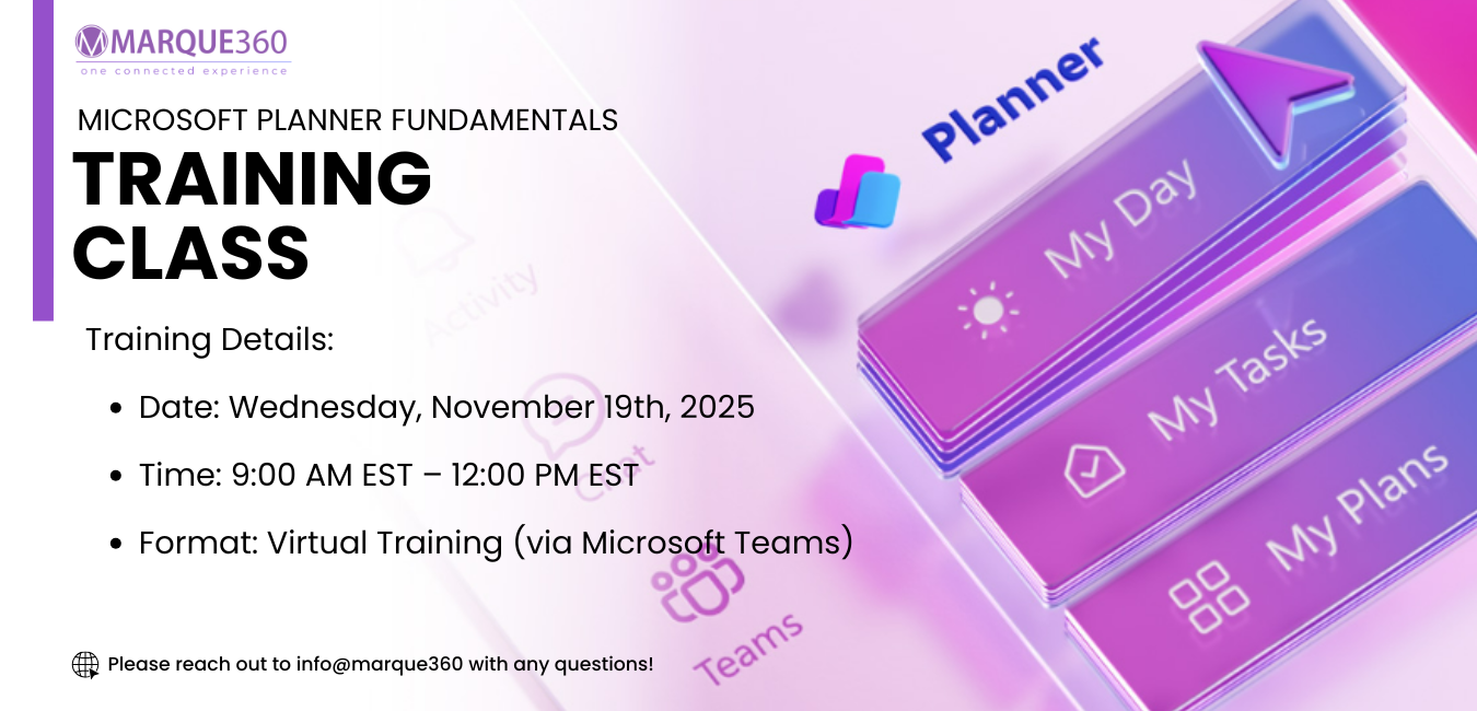 Microsoft Planner Fundamentals Training