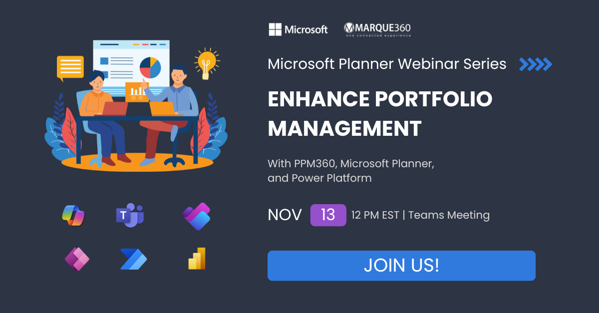 Enhance Portfolio Management with PPM360, Microsoft Planner, and Power Platform